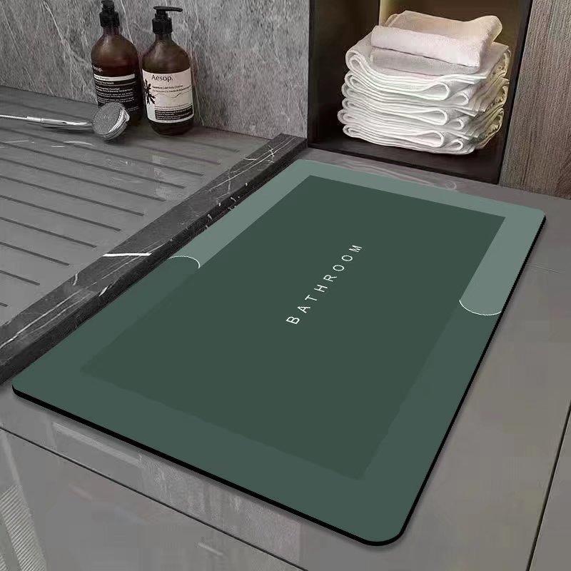 Floor Mat Entry Door Mat Balcony Kitchen Mat Toilet Toilet Door Mat Bathroom Absorbent Floor Mat Quick Drying Cushion