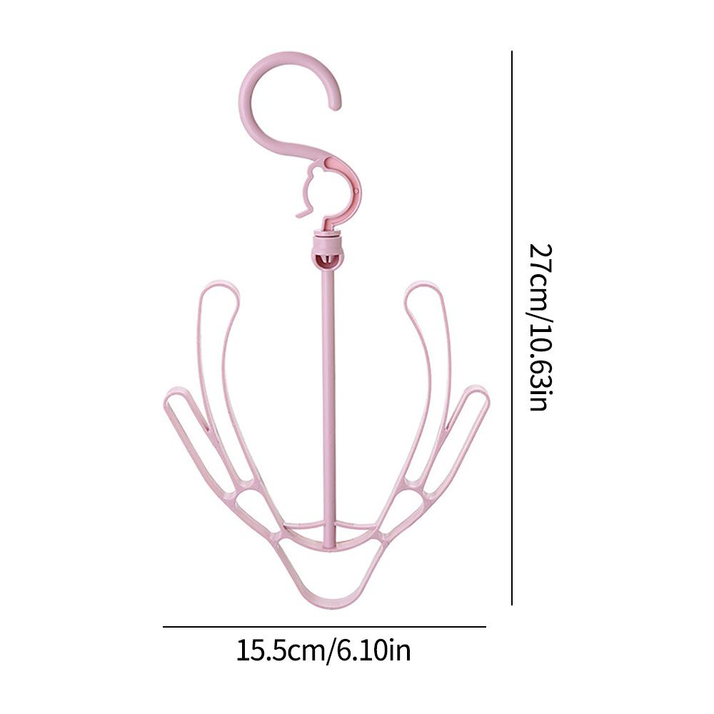 1pc Mini T Windproof Double Hook Multifunction Plastic Material for Balcony Hanger Shoe Rack Hanging