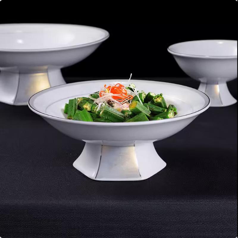 Taisun Kinesisk Keramisk Högfotad Skål