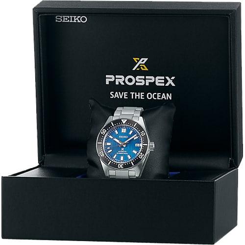 Seiko SBDC165 (PROSPEX DIVER SCUBA 1965 MechanicalDivers Moderní design Save the Ocean Model Pánský kovový pásek)