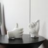 Creative Jewelry Rack Ring Storage Rack Finger Palm Ceramic Figurine Necklace Display Stand Desktop Bracelet Holder Ornament