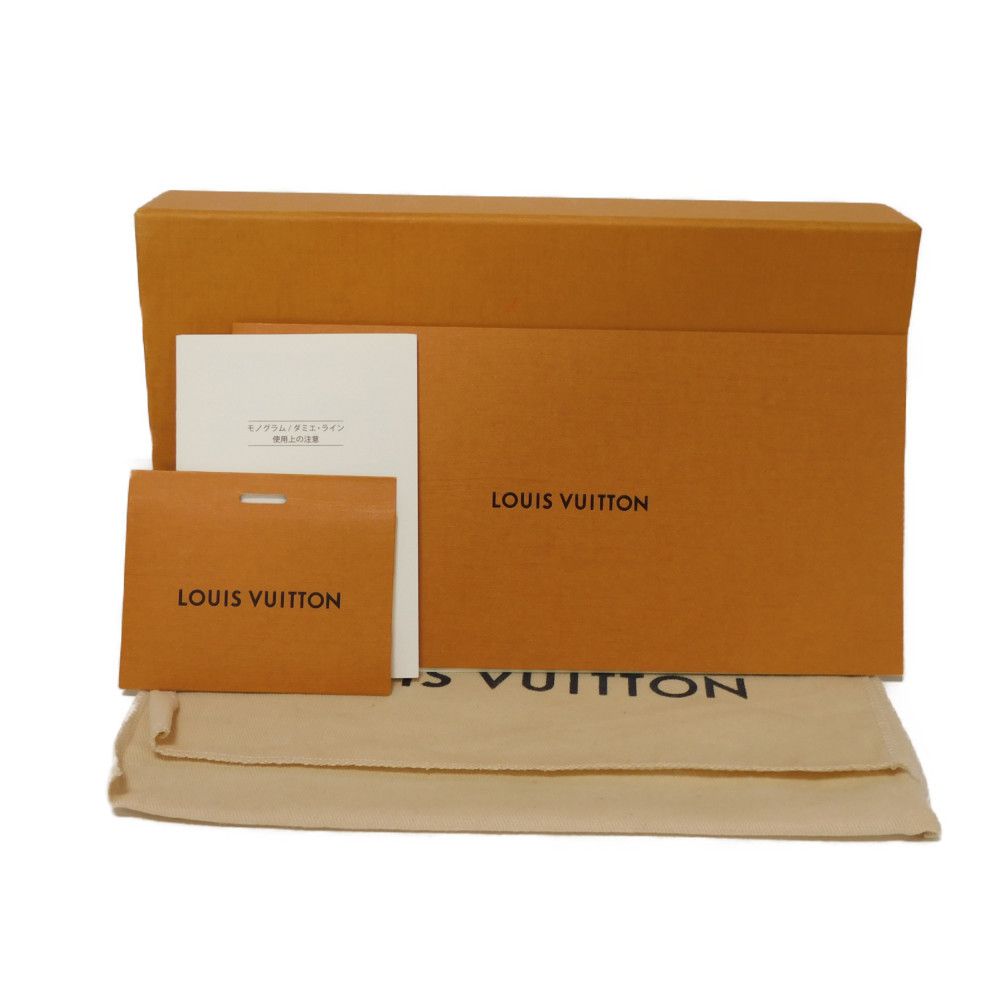 Used LV Circle Bordeaux Zip Around Monogram Wallet (12564, M67234, 7940) In White and Brown, Unisex from Japan AUTHENTIC