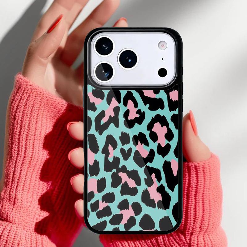 CAMOUFLAGE LEOPARD PRINT Phone Case for iPhone 17 16 15 14 13 Pro Max Back Cover for 12 11 Pro Coque
