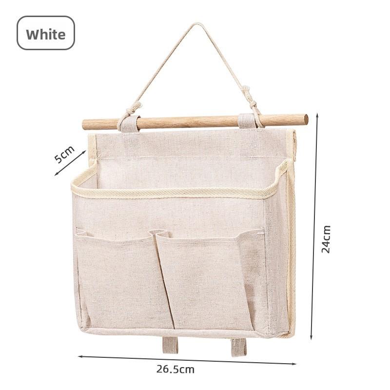 Wall Mount Storage Bag For Bedroom Organizer With Large Capacity For Dorm Room And Closet Use