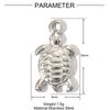 5pcs/Lot French Retro Stainless Steel Seahorse Starfish DIY Charms Women Turtle Elephant Dolphin Necklace Pendant Animal Jewelry