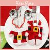 Encantadoras Bolsas de Doces de Natal Calça de Pai Natal Para Vinho Festivo e Presentes