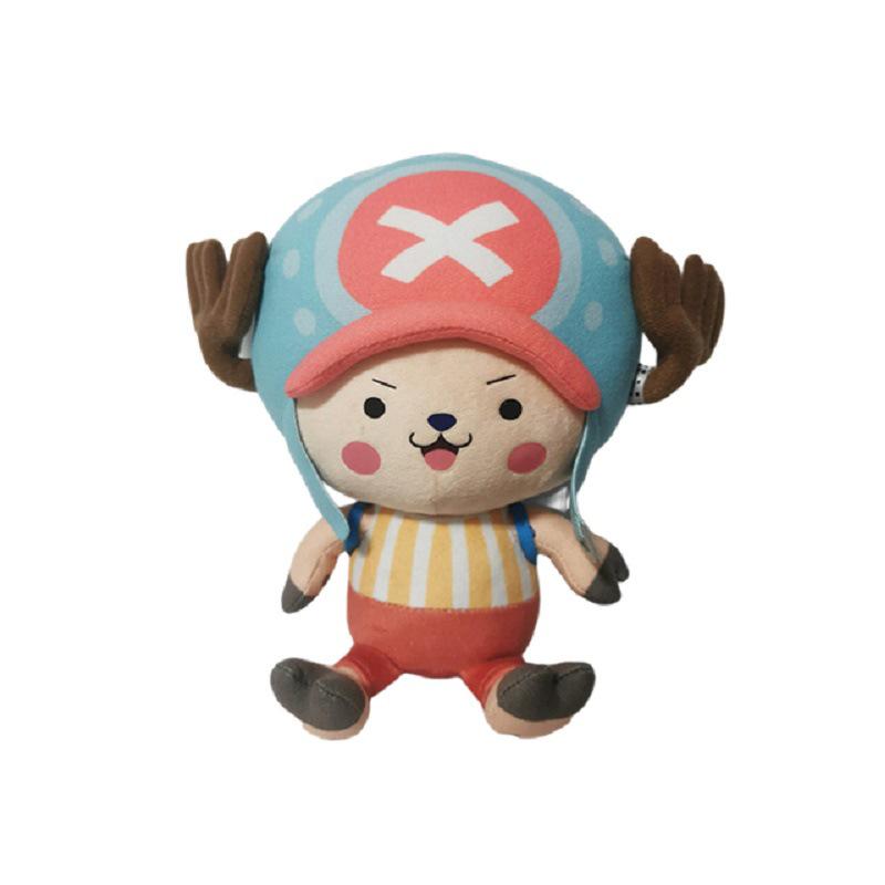 Genuine One Piece Luffy, Chopper, and Zoro Anime Plush Dolls - Merchandise Toy Dolls