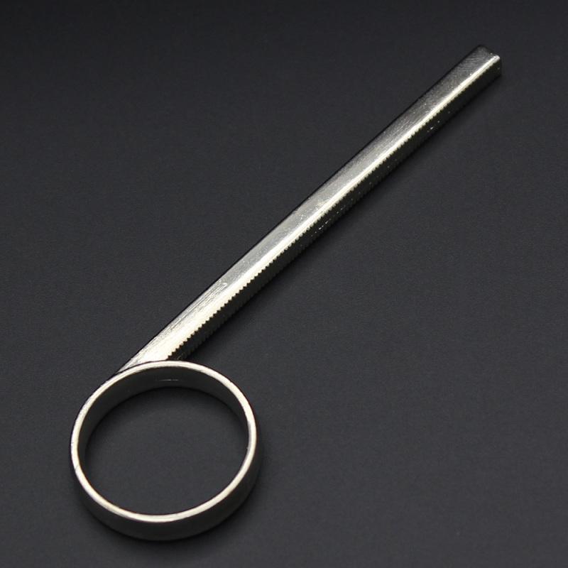 86 mm vernickelter Trompeten-Fingerring für 3. Zug, Trompetenteile und Zubehör