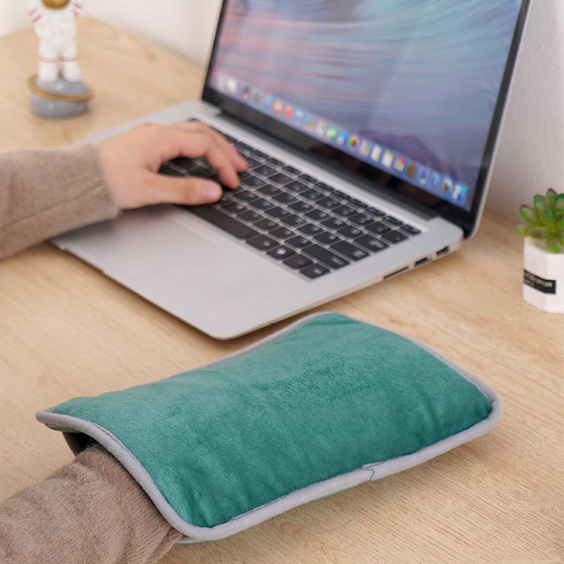 Rechargeable Usb Heating Hand Muff Warmer Electric Heated Pad Hand Warmer Easy To Carry