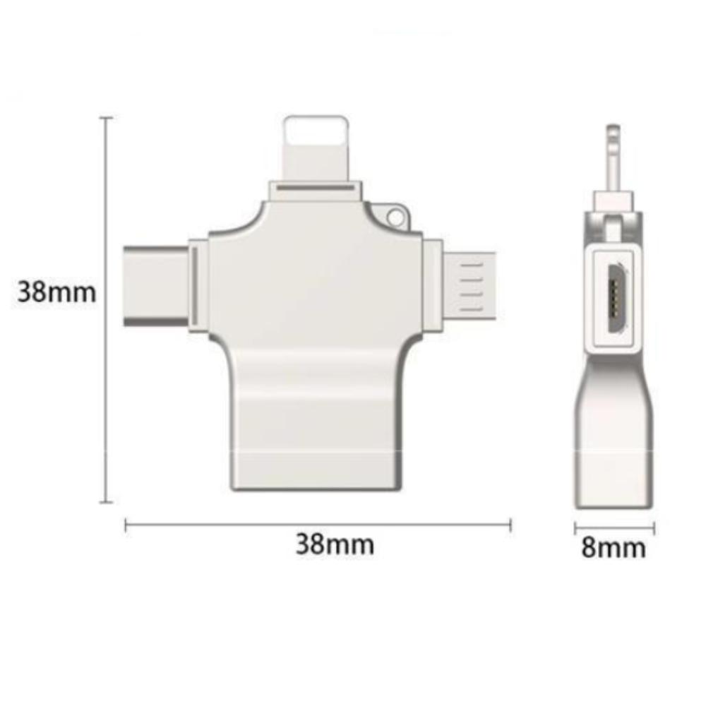 Micro USB 3 in 1 Otg Adapter USB 3.0 USB 3.0 OTG Adapter  For Phone/USB Drive/Laptop
