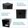 Metal Umbrella Stand Hollowed Square Walking Cane Organizer Rack Multipurpose Free Standing Umbrella Holder for Home Decoration