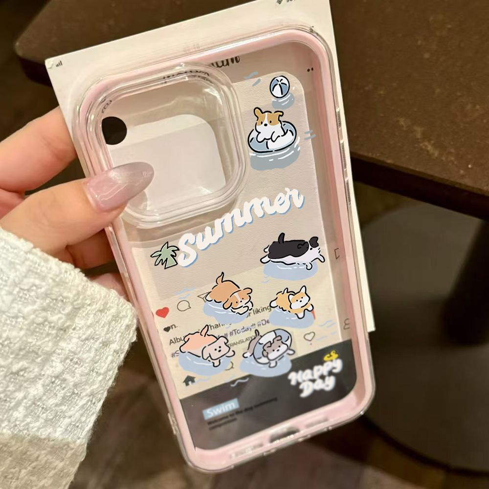 Painted Phone Case for iPhone 17 11 12 13 14 15 16 iPhone 17 12 13 14 15 16 Pro 17 12 13 14 15 16 Pro Max  High Quality Painted Animal Cute Phone Case