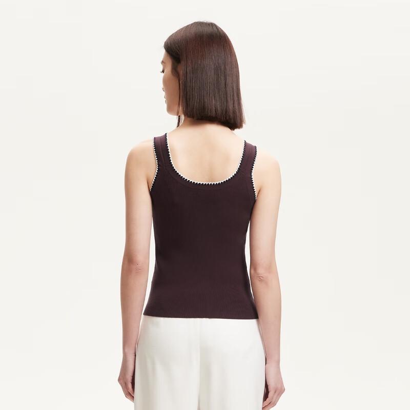 VEROMODA Lyocell Blend Contrast Trim Slim Camisole