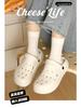 Crocs Women's Fashion Slip-Resistant Sandals with Soft Soles, Breathable, Versatile Two-Wear, Closed-Toe Design.