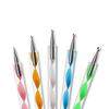 5pcs/set Double Headed Nail Dot Pen For Nails Art Decoration Acrylic Rhinestone Diamond Nail Dotting Tool