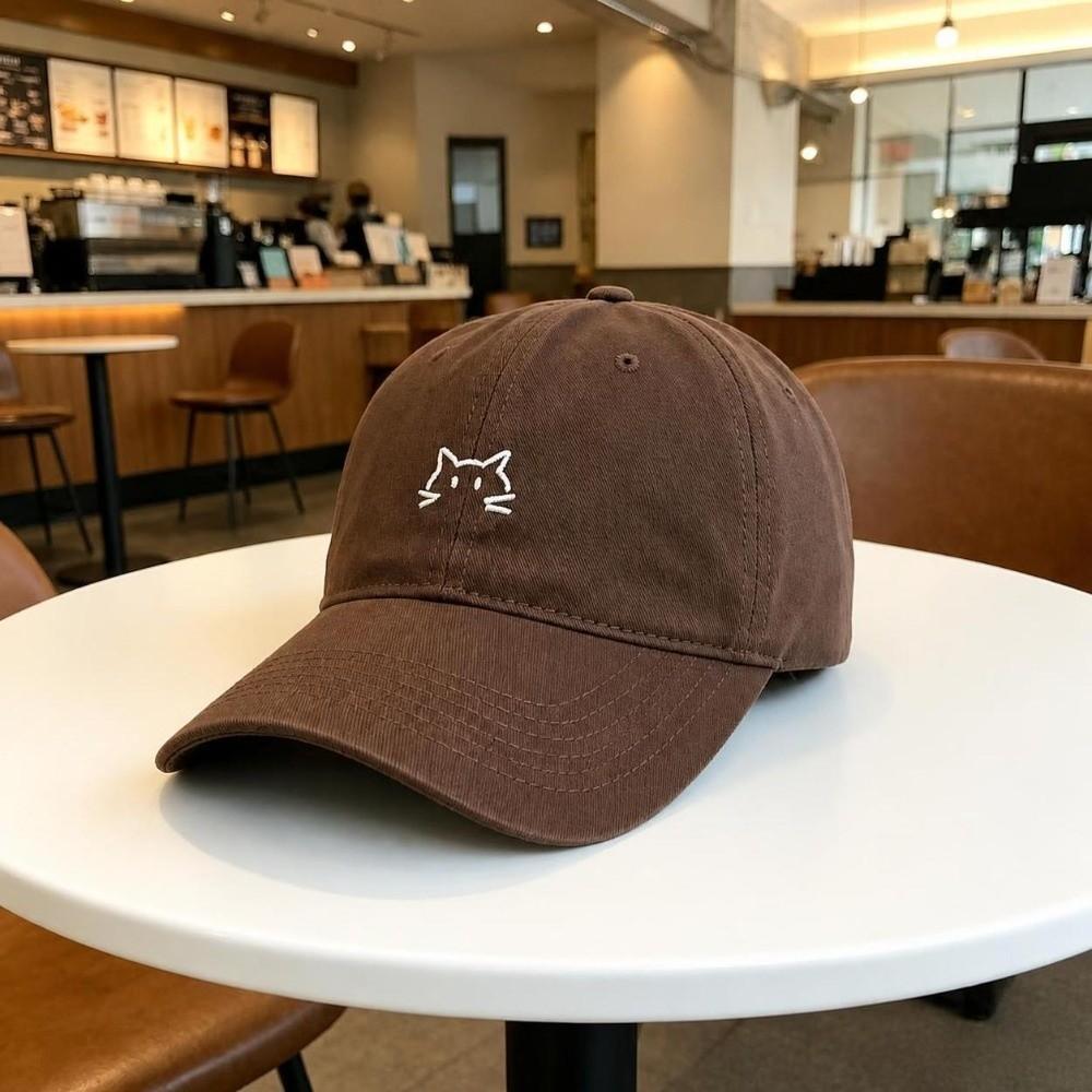 Wide Brim Baseball Cap Washed Cotton Sunshade Hat Casual Peaked Cap  For Men Women