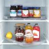 360 Rotate Rectangle Tray Lazy Organizer Turntable Storage Tray Clear Food Storage Organizer Spice Rack For Kitchen Organizer