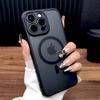 Luxury Matte Hard Case For iPhone 17 16 15 14 13 12 Pro Max 16Pro For Magsafe Mag Safe Wireless Charge Anti-fingerprint Cover