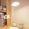 Eye Protection LED Desk Lamp With 3 Lighting Modes, Rechargeable Battery Power Supply Adjustable Reading Light Clip-Type For Bedroom