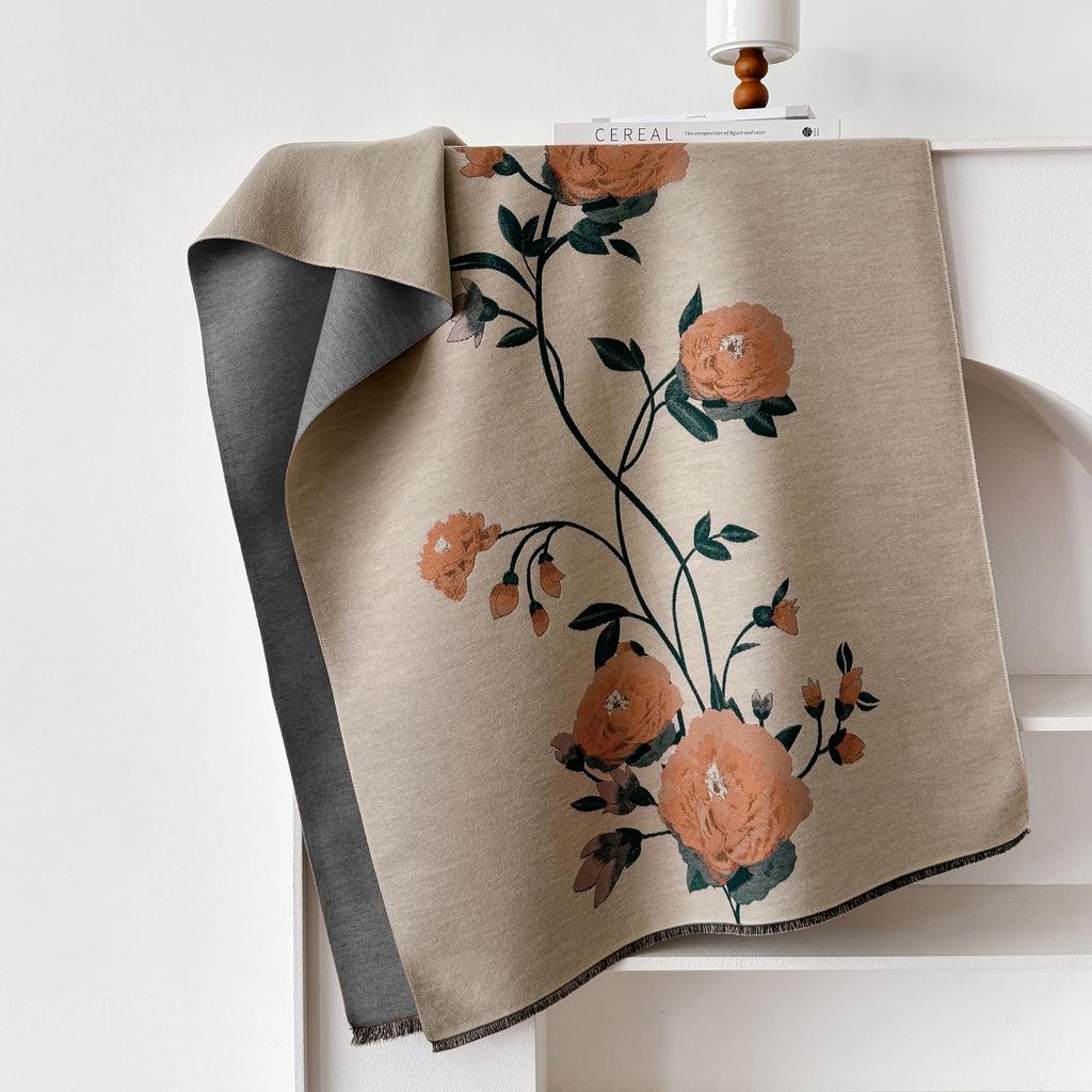 New Luxury Cashmere Scarf Winter Women Pashmina Shawls Warm Blanket Wraps Female Foulard Bandana Thick Scarves Hijab