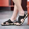 fashion Men's Sandals Summer Beach Shoes Casual Roman Shoes Outside Breathable Mens Sandals Summer Comfortable Light Sandalias Hombre