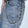 Vintage Goth Punk Ciężki Łańcuch na Pas Męski Portfel Łańcuch Czaszka Dla Mężczyzn Kobiet Rockowe Akcesoria Mody