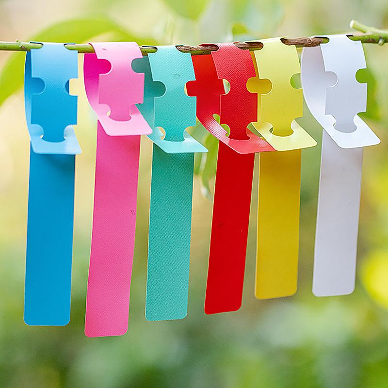 100-200 Stück Wasserdichte Pflanzenmarkierer Kunststoff Pflanzen-Hängeetiketten Garten-Pflanzenmarkierer Etikettierwerkzeuge Blumentöpfe & Pflanzgefäße Zubehör