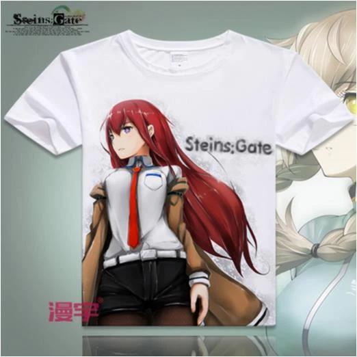 

Cosplay Steins;Gate Anime Manga T-Shirt Costumes Polyester New S