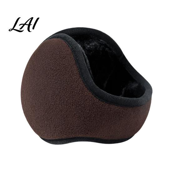 Breathable Thermal Ear Gear Foldable Winter Muffs for Men Women Fleece Warm Warmers Adjustable Windproof Covers Portable Outdoor Cold Weather