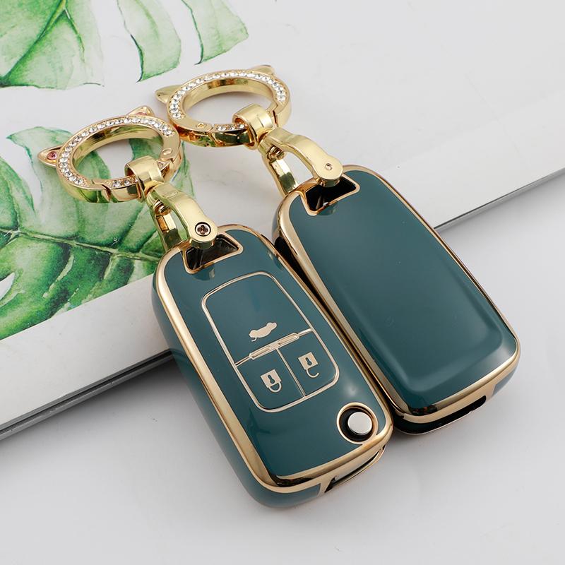 TPU Car Key Case for Chevrolet Cruze Aveo Trax Sail Malibu Captiva Opel Vauxhall Astra J Corsa Insignia Mokka for Buick