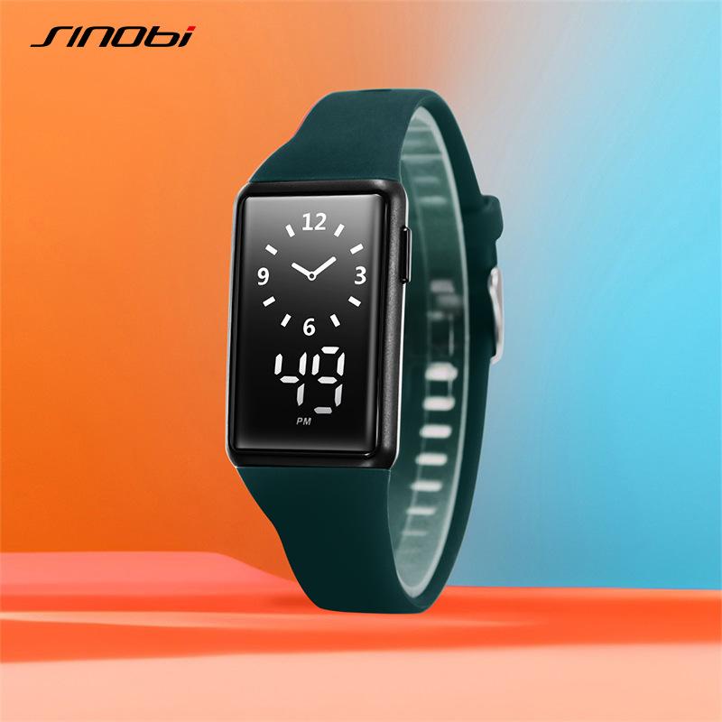 Orologio Intelligente Yonghong Orologio Elettronico per Studenti Doppia Tendenza Impermeabile Orologio in Silicone Orologio Sportivo 9889