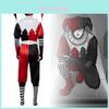 Joker Cosplay Costume With Satin Fabric For Halloween Party Fun