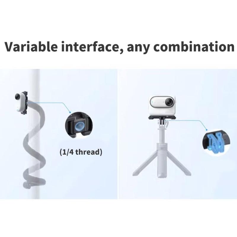 Quick Detach Magnetic Mounting Bracket Accessory For 360 GO3 Action Camera Support 1/4Inch Thread
