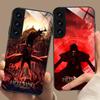 Anime Alucard Hellsing Phone Case for Samsung Galaxy S25 S24 S23 S22 S21 S20 Note20 Plus FE Ultra Glass Colorful Cover Pretty