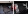 Edelstahl LHD Autopedale Gas Bremse Fußstütze Pedalabdeckung für Volkswagen VW CC Passat B6 B7 R36 R-line für Skoda Superb