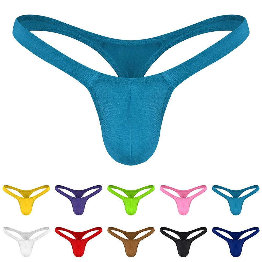 Low-rise Mens Underwear Polyester Slimming Soft Solid