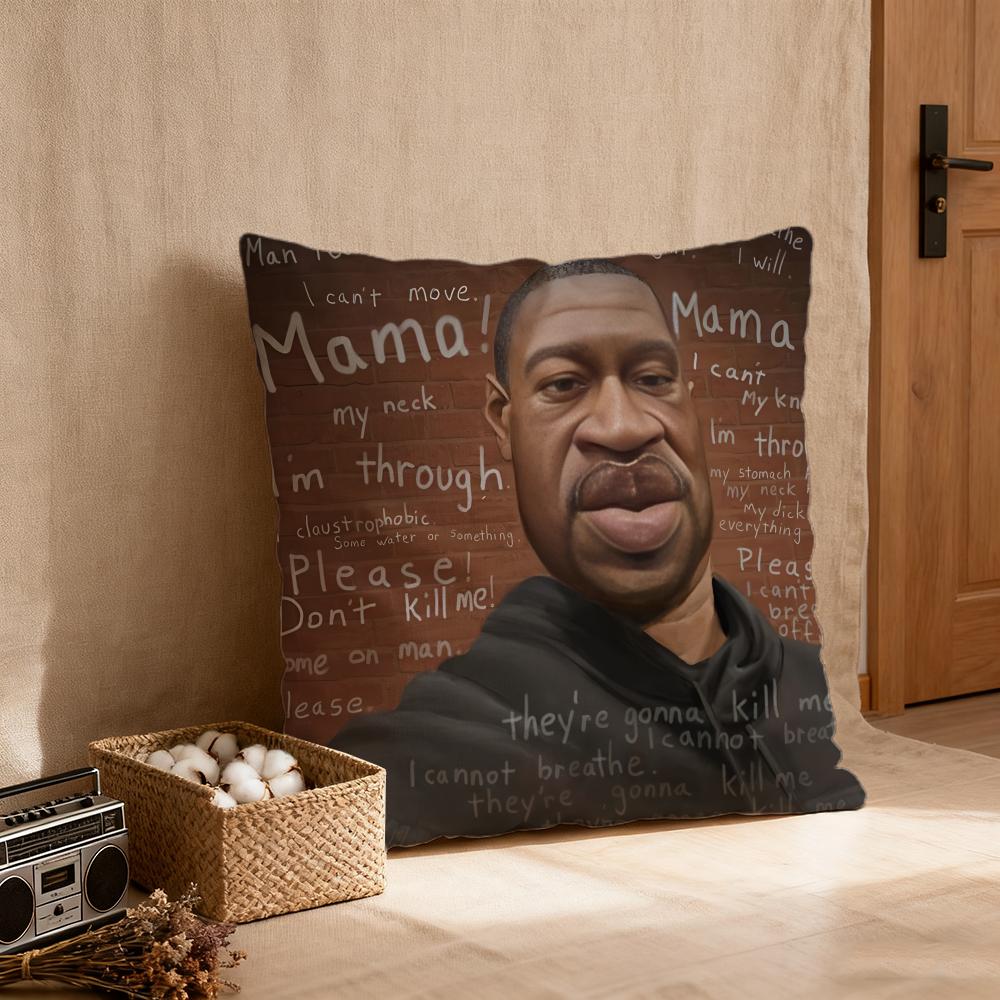 Pillow Case luxurious home office, sofa decorative Multi sized car seat cushions, pillowcases G-George F-Floyd
