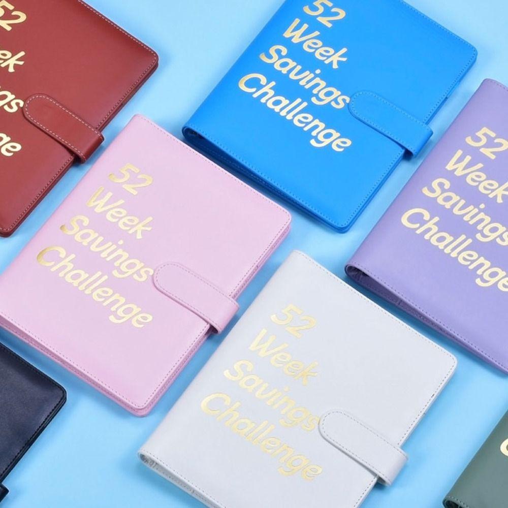 Loose Leaf Envelope Challenge Binder 52 Weeks Savings Challenge Book  Cash Envelopes