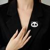 Sevimli panda broş evrensel