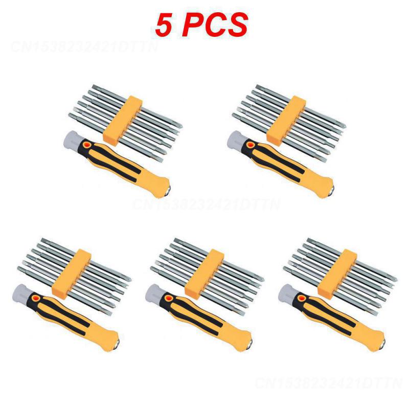 

5/10/20PCS Набор отверток Многофункциональный бытовой легированная сталь 12 в одном инструмент для снятия крестовая отвертка противоскользящая