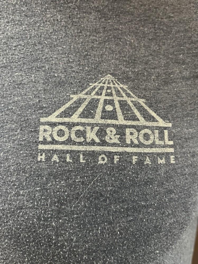 Rock and Roll Hall of Fame T-Shirt I Sold My Soul To Rock ‘N’ Roll Blue Large Unisex T-Shirt XXL