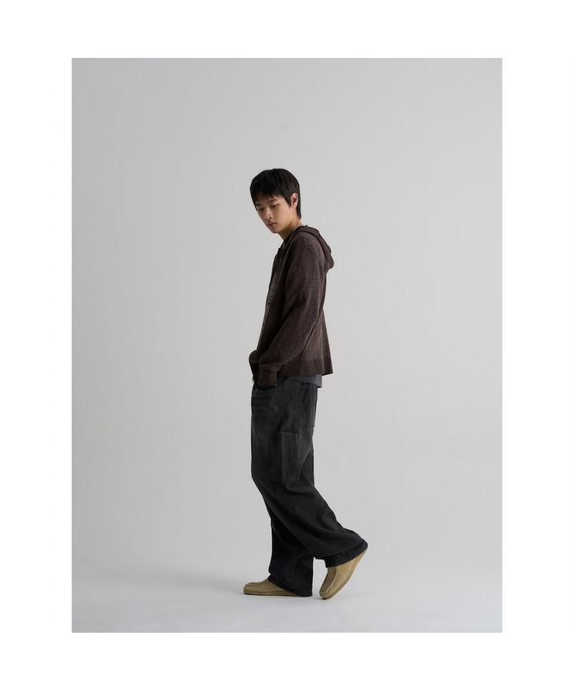 8Seconds Light Hooded Zip-Up Cardigan Brown