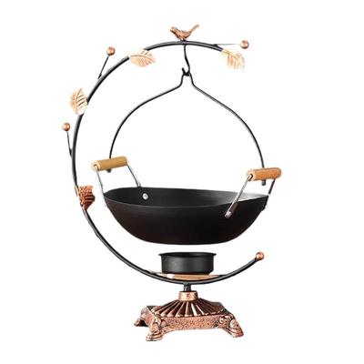 Rustic Iron Hanging Pot