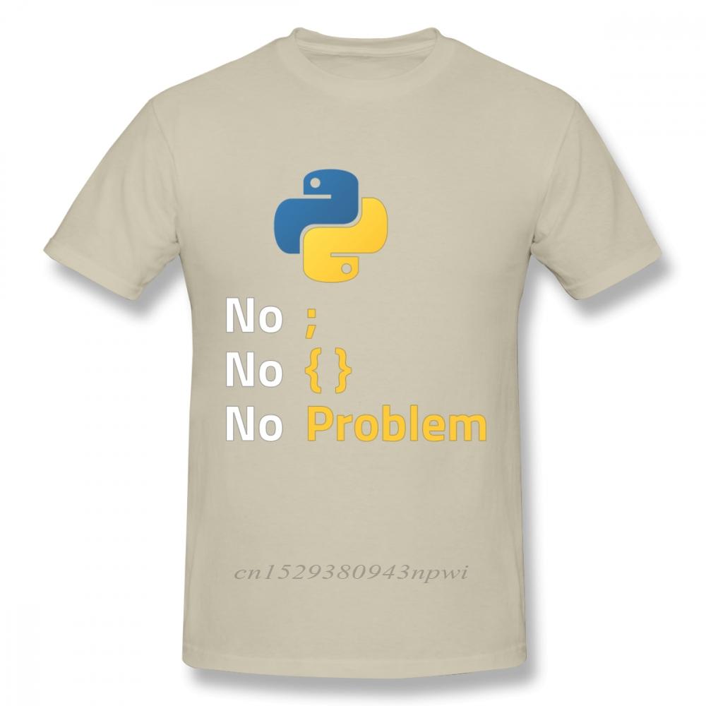 Computer Programming Language Python T Shirt Design For Code Programmer Homme Tee Shirt Crewneck Camiseta