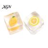 Stress Relief Squeeze Toy Crystal Ice Jelly TPR Soft Fruit Reliever Durable Mud Texture Fidget Sensory for Party Game Relaxation Tool Ball