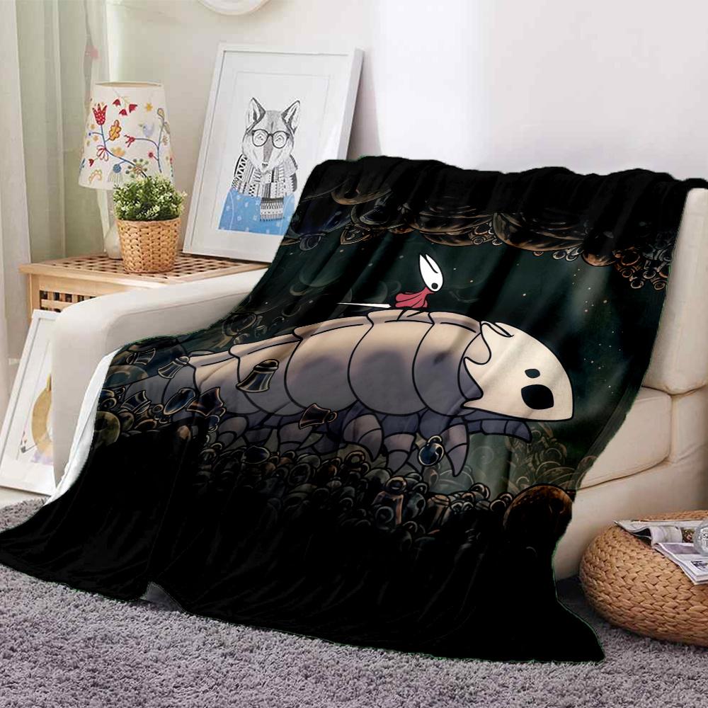 Hollow Knight Flannel Blanket, High quality Comfortable for All Seasons, Home Decor, Warmth and Comfort