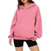 Women's Fashionable And Comfortable Long-Sleeved Solid Color Hoodie