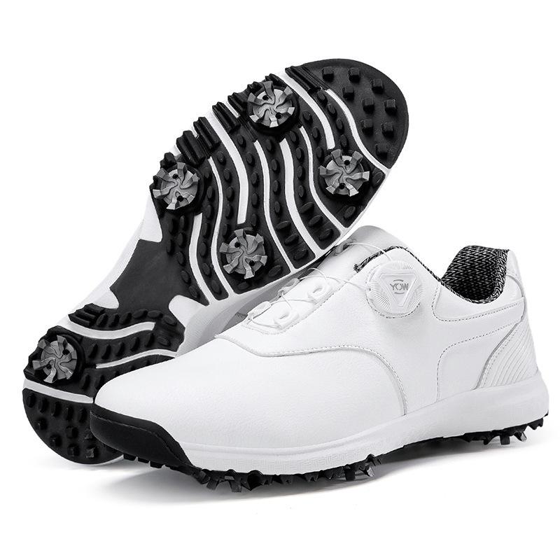 Golf shoes men s and women s new fixed nails button new waterproof comfortable breathable sports golf shoes 39