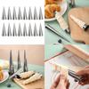 9Pcs Conical Tube Cone Roll Moulds Spiral Croissants Molds Cream Horn Mould Pastry Mold Cookie Dessert Kitchen Baking Tools