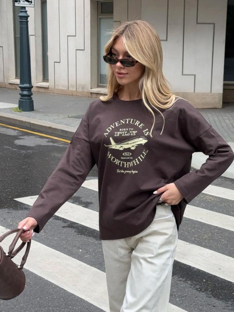 100% cotton t-shirt summer new casual simple trend chic design commuter top women
